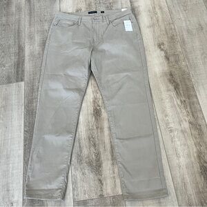 NWT Lucky Brand 121 Pants jeans Slim Straight 38x32 Beige Khaki Stretch $100